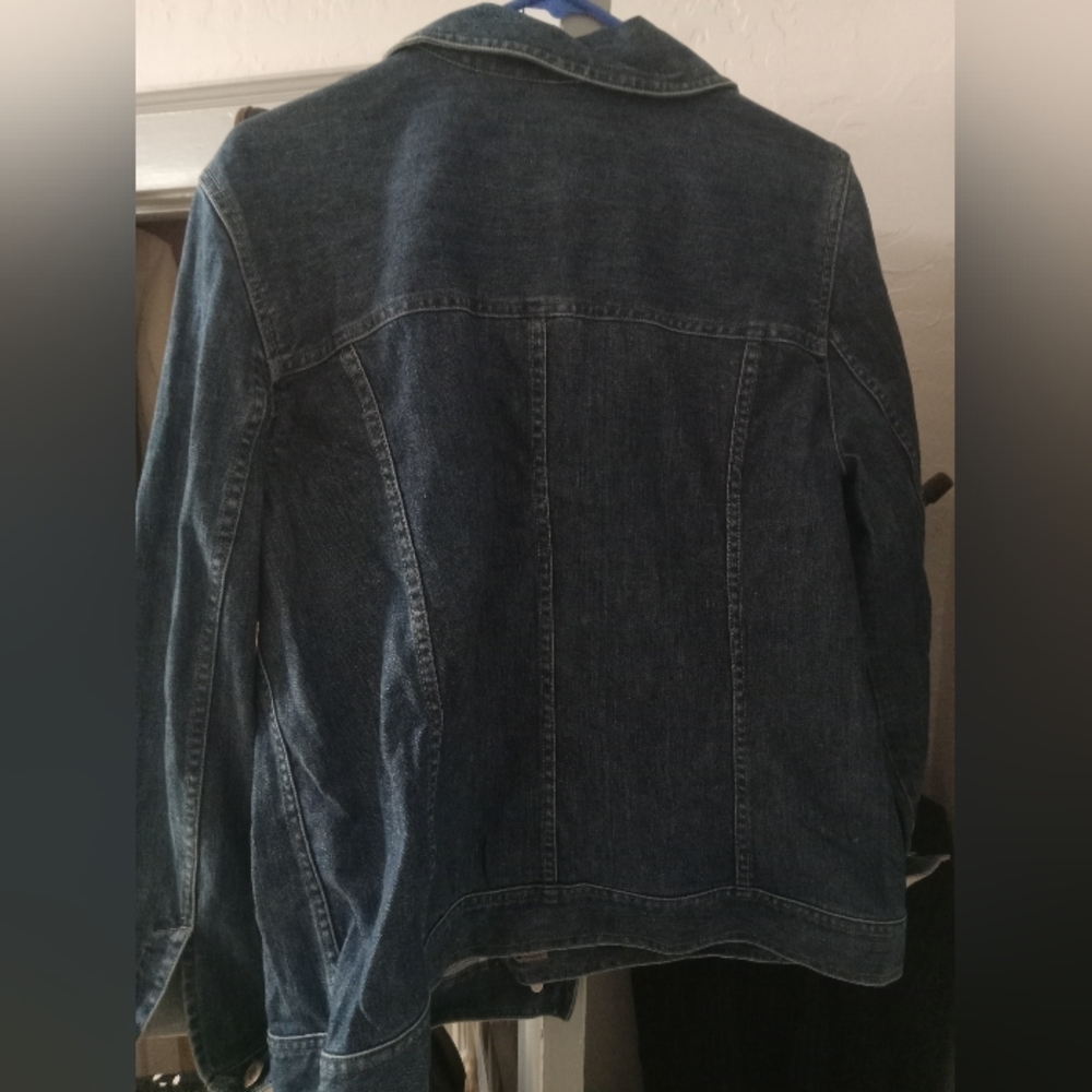 J. Jill Dark Blue Denim Jacket for Womam - Picture 3 of 4